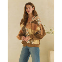 Load image into Gallery viewer, Patchwork &amp; Petals Hooded Jacket