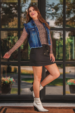 Load image into Gallery viewer, All Meshed Up Top- Leopard