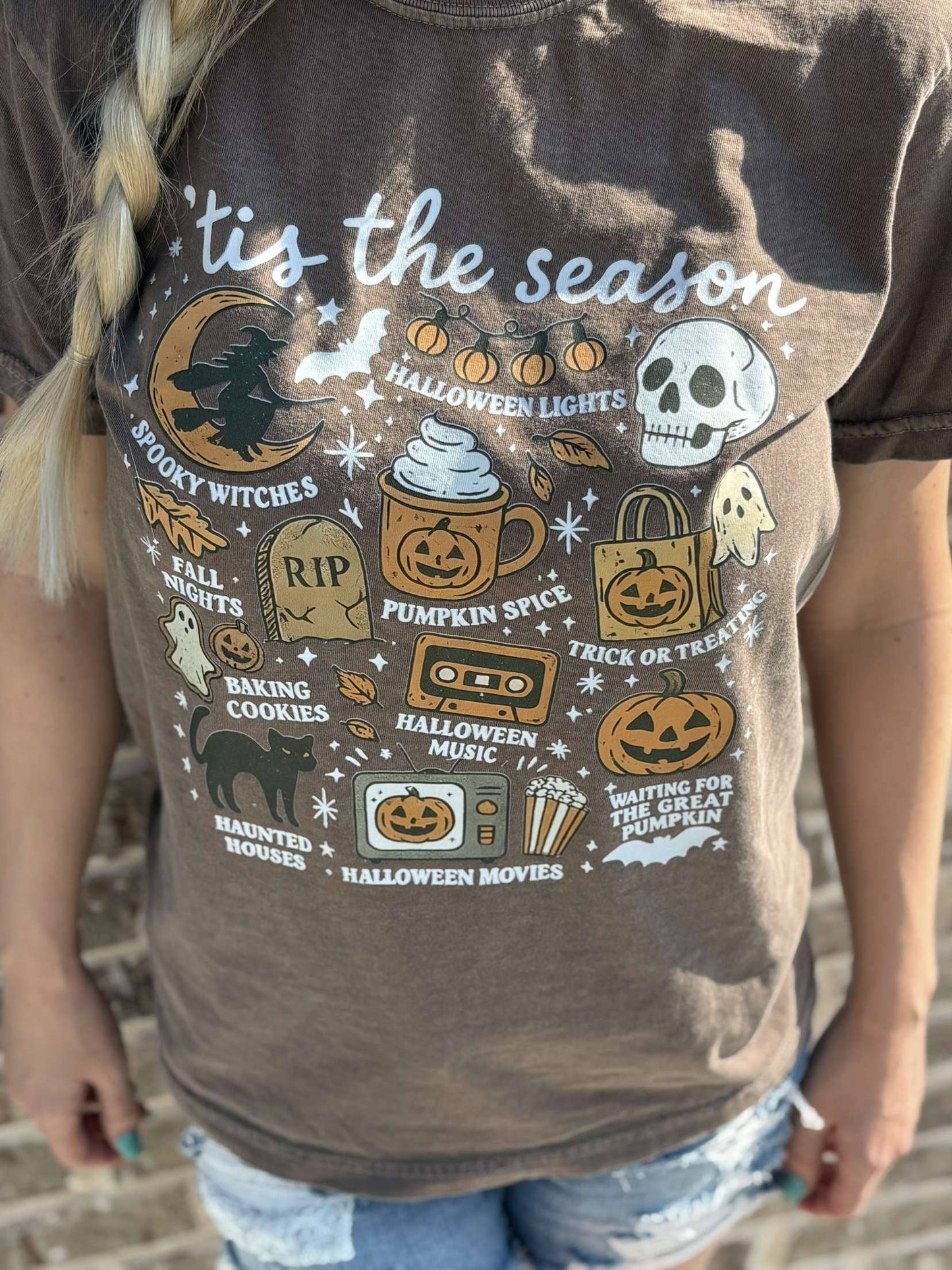 Halloween ‘Tis the Season Comfort Colors Tee