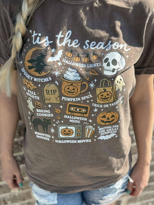 Halloween ‘Tis the Season Comfort Colors Tee