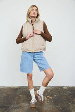 Load image into Gallery viewer, Plaid About You Quilted Zip-Up Vest