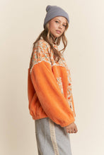 Load image into Gallery viewer, Pocket Full of Posies Floral Mixed Fabric Jacket