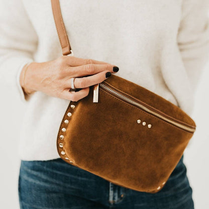 Sabrina Studded Suede Bum Bag