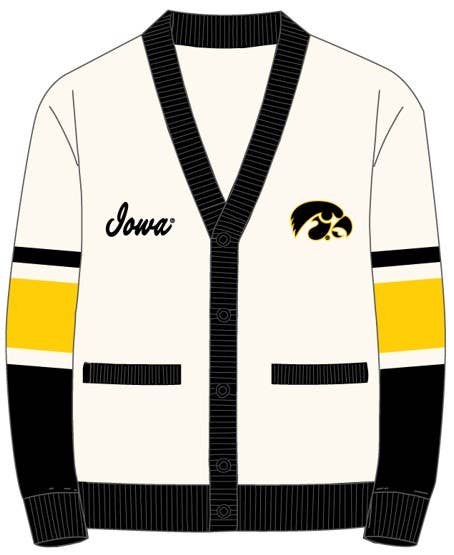 Iowa Cassidy Button Up Sweater