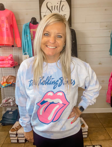 The Rolling Stones Tie Dye Sweatshirt