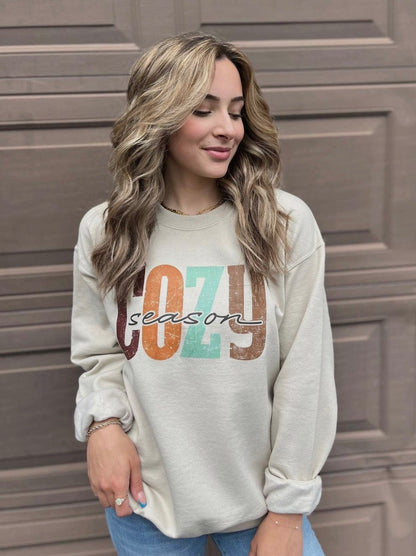 Tan Cozy Season Sweatshirt