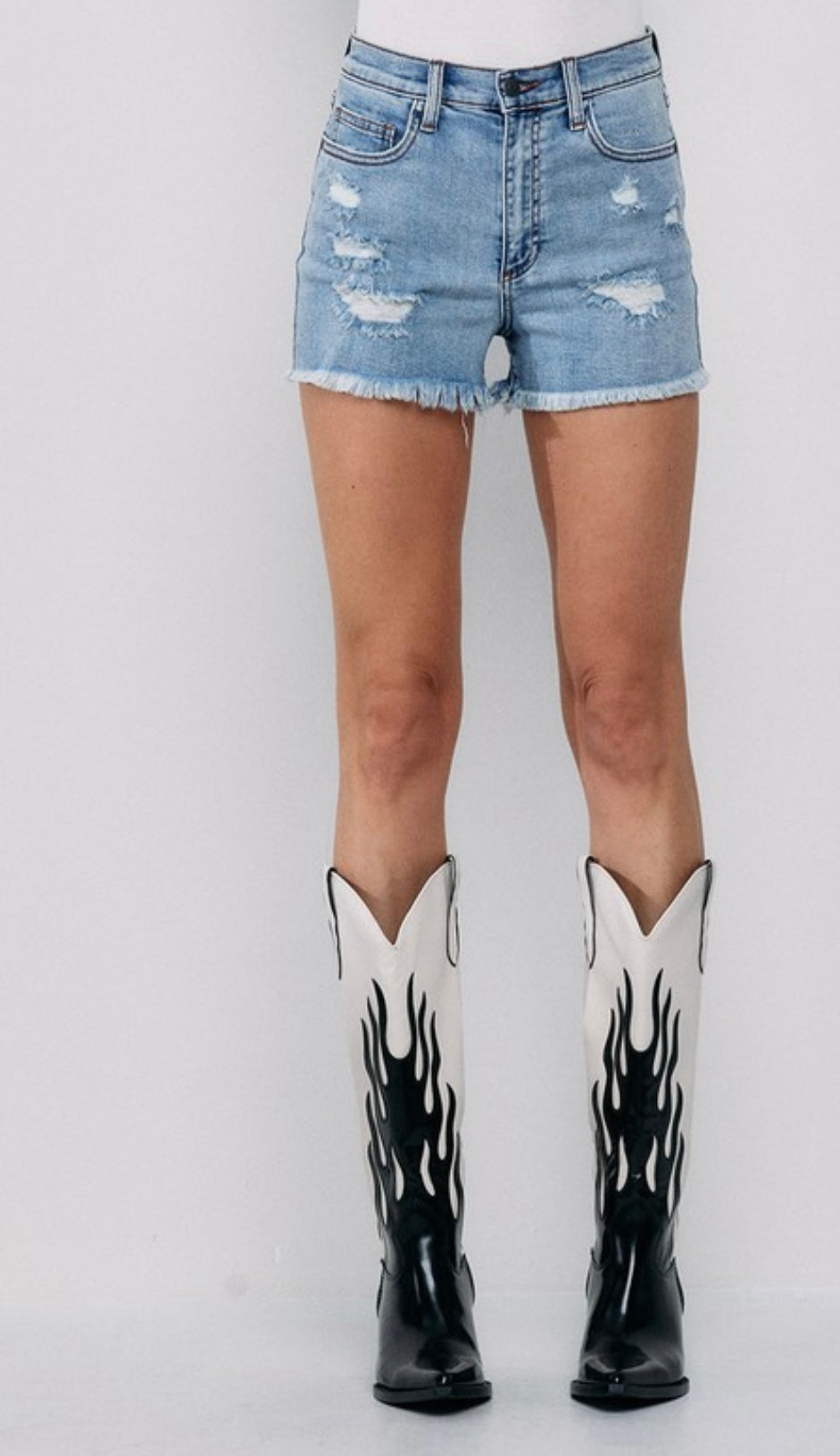 Patriotic Denim Shorts