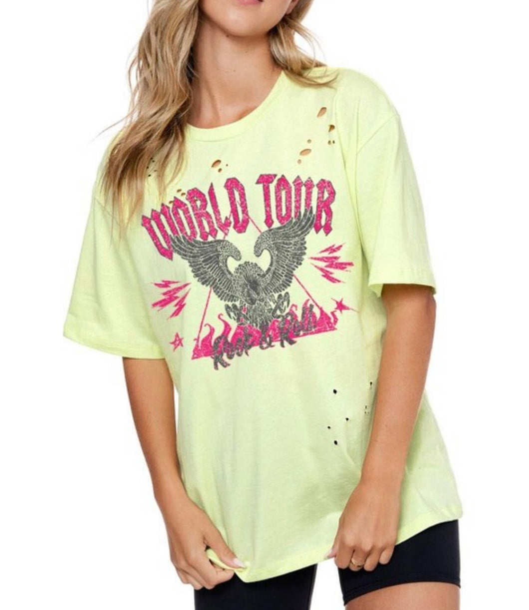 Lime World Tour Graphic Tee