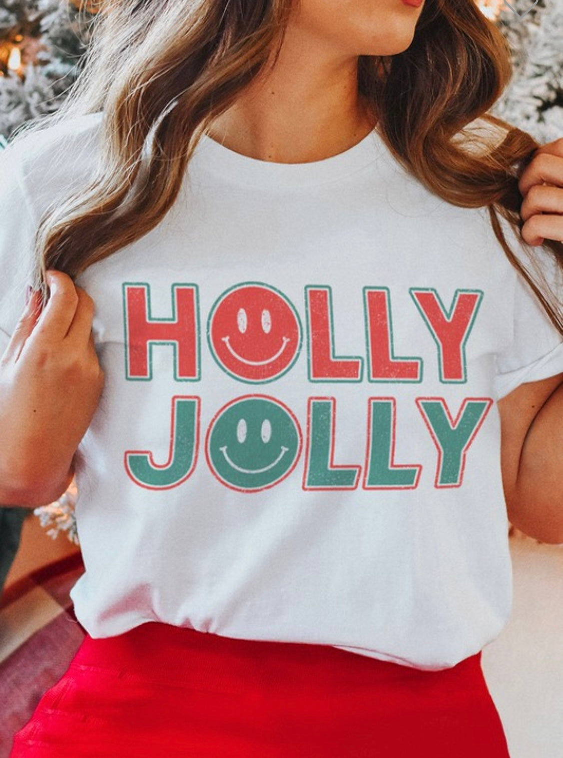 Retro Holly Jolly Graphic Tee