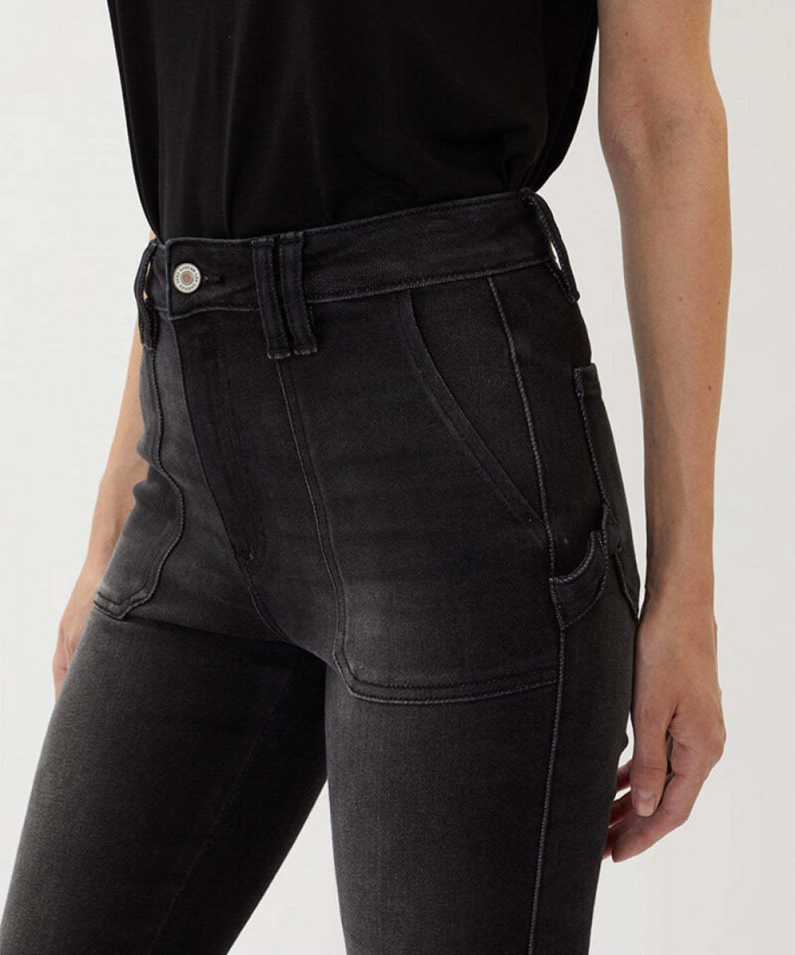 Black Carpenter KanCan Jeans