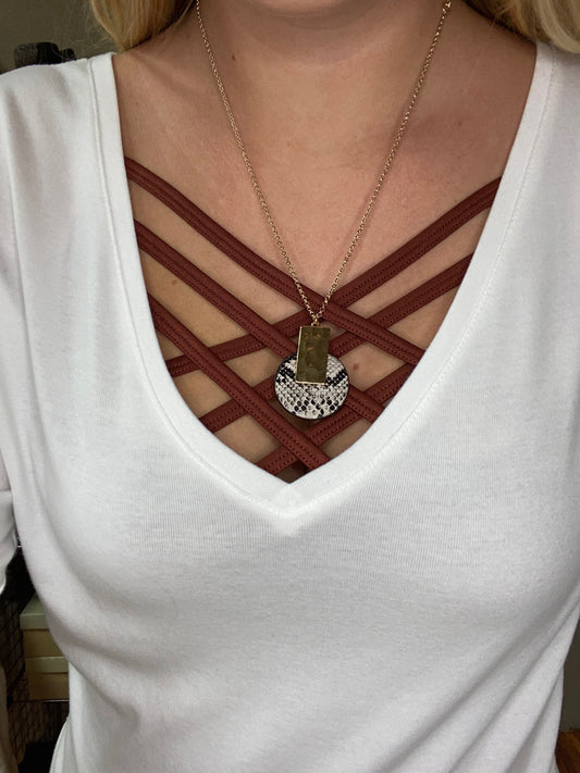 Snakeskin Necklace