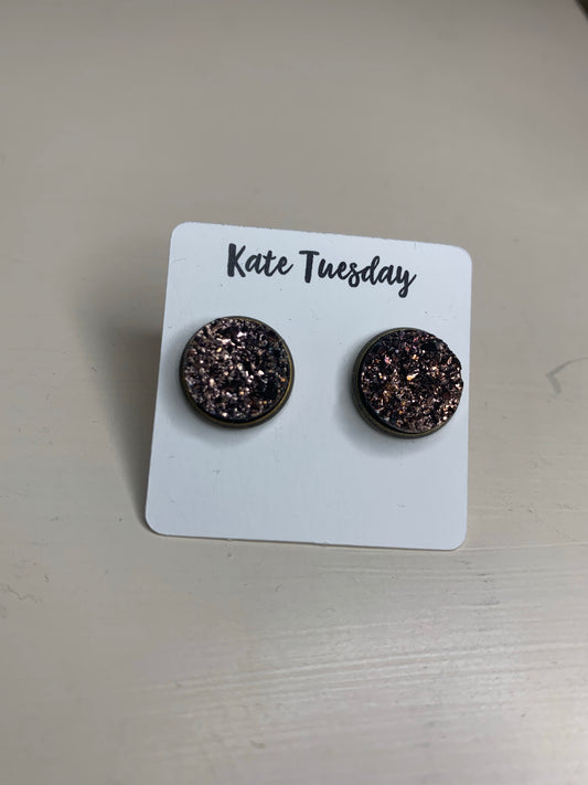 Bronze Stud Earrings