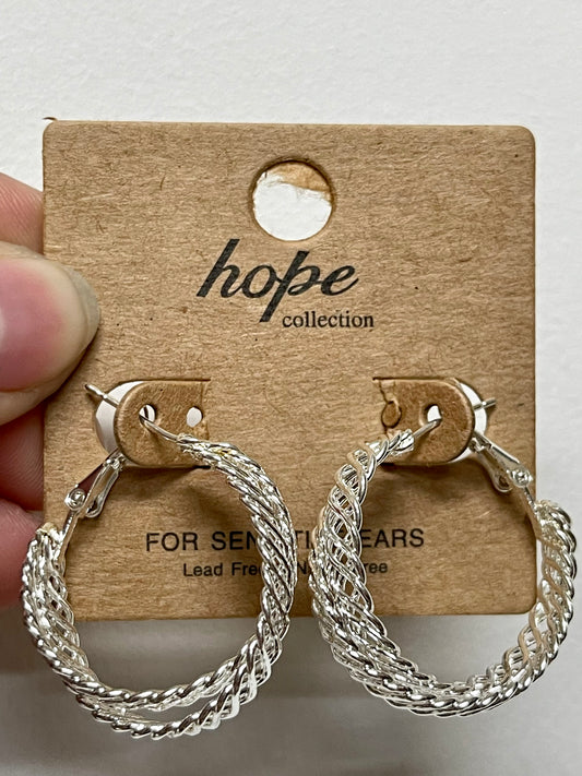 Weave Hoop Earrings