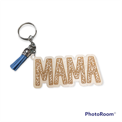 Mama Tassel Keychain