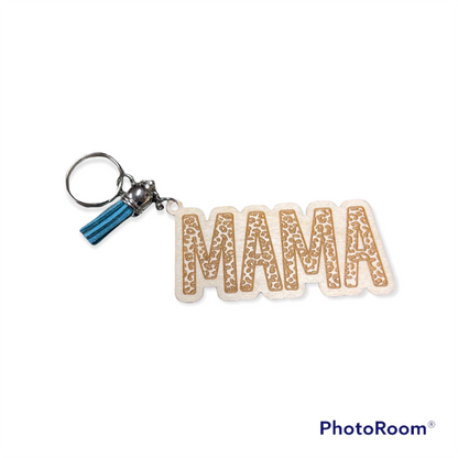 Mama Tassel Keychain