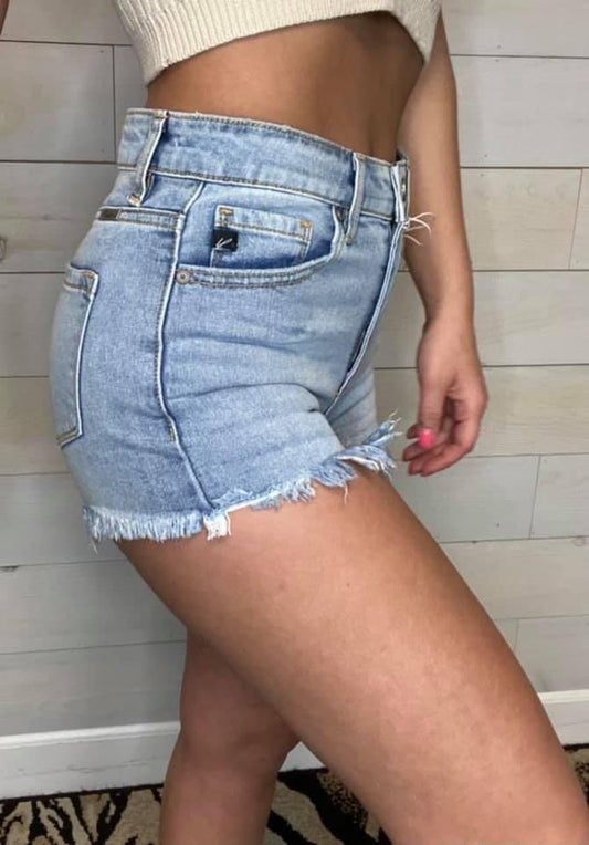 KanCan Frayed Hem Shorts