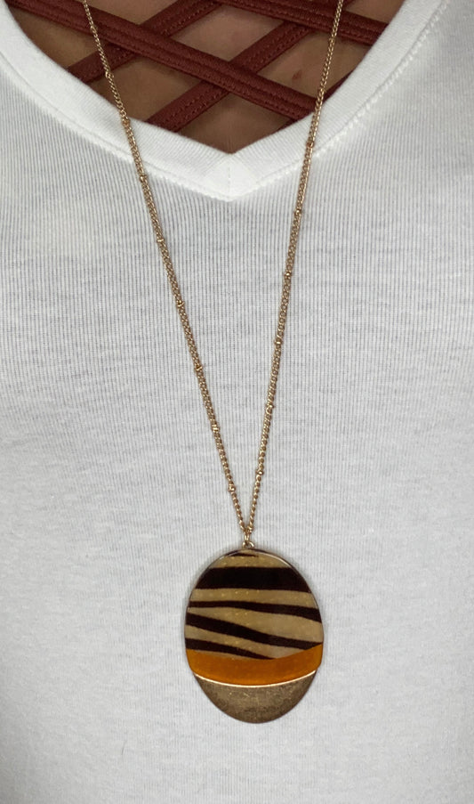 Zebra Necklace