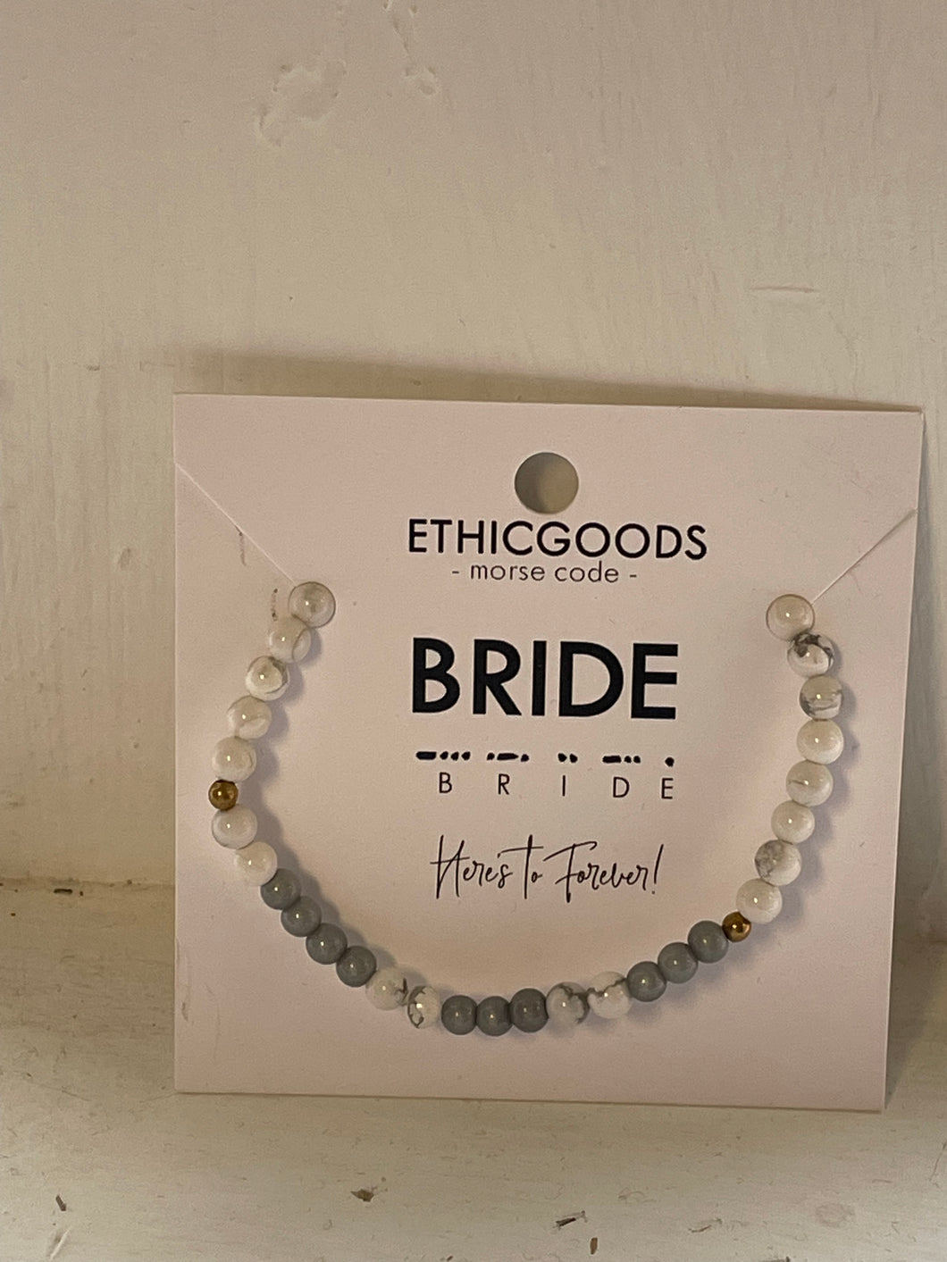 Bride Morse Code Bracelet
