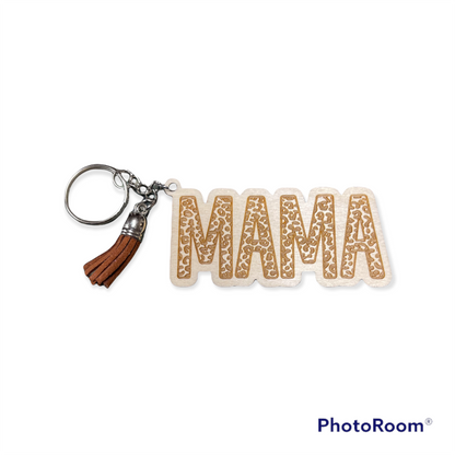 Mama Tassel Keychain