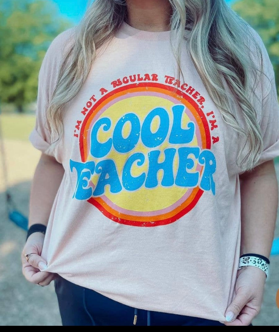 Cool Teacher Graphic Tee
