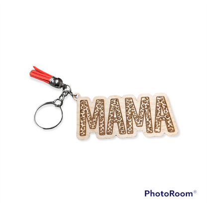 Mama Tassel Keychain