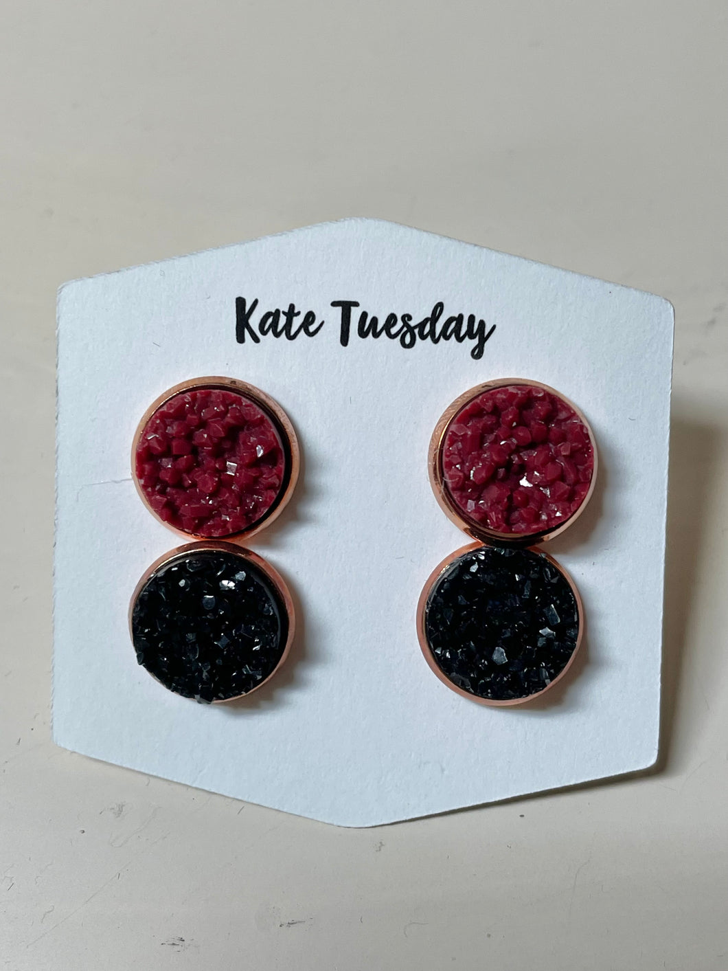 2 Pack Druzy Earrings