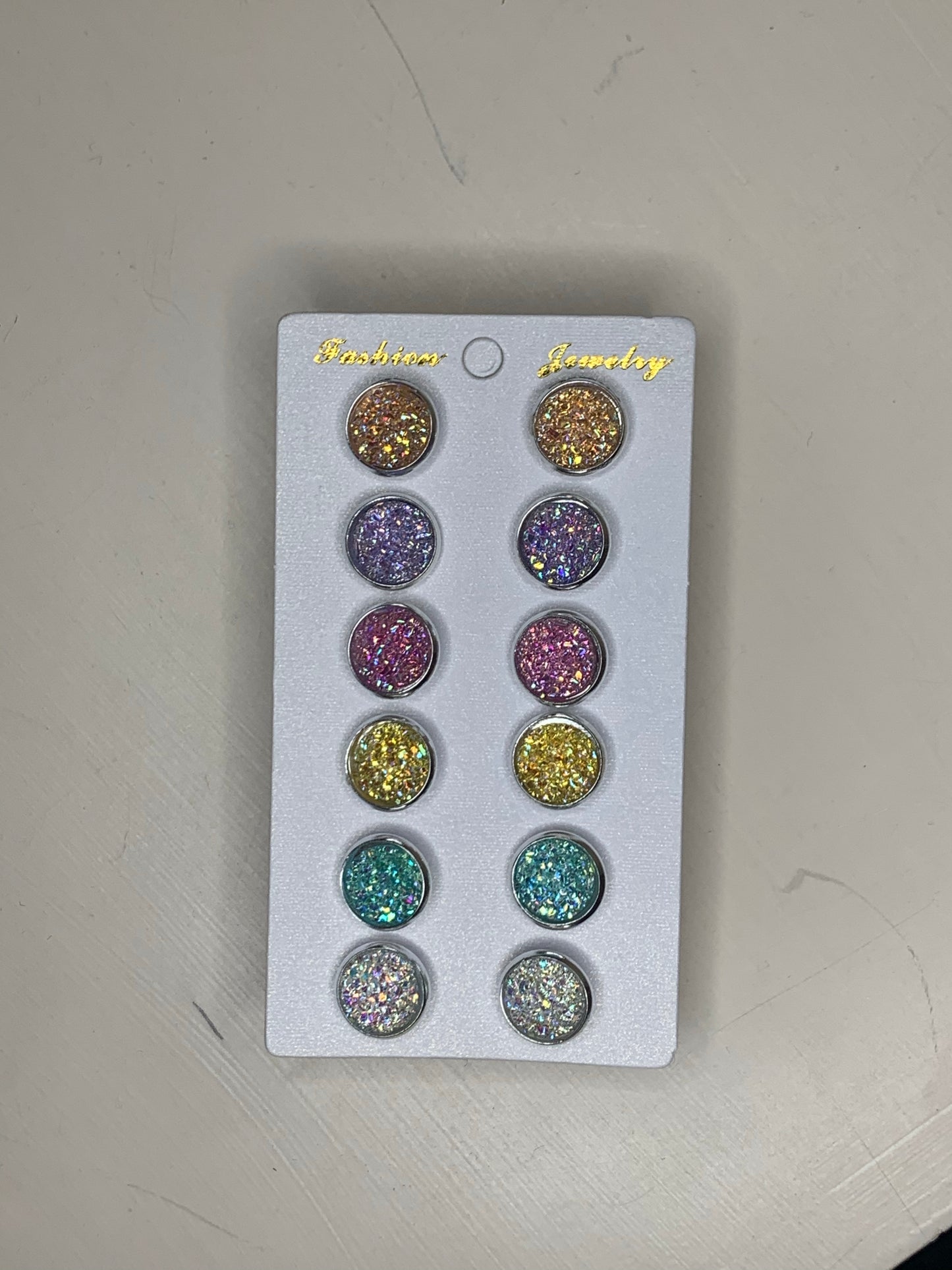 Multicolored Earring Studs