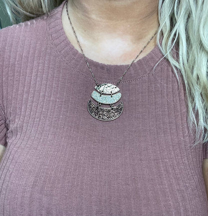 Gold Shimmer Necklace Set