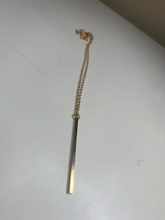Gold Bar Necklace