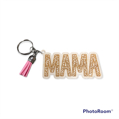 Mama Tassel Keychain