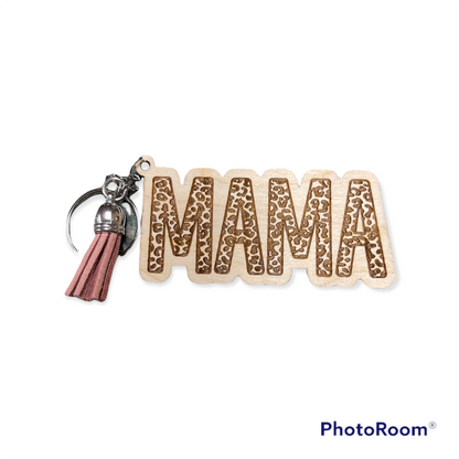 Mama Tassel Keychain