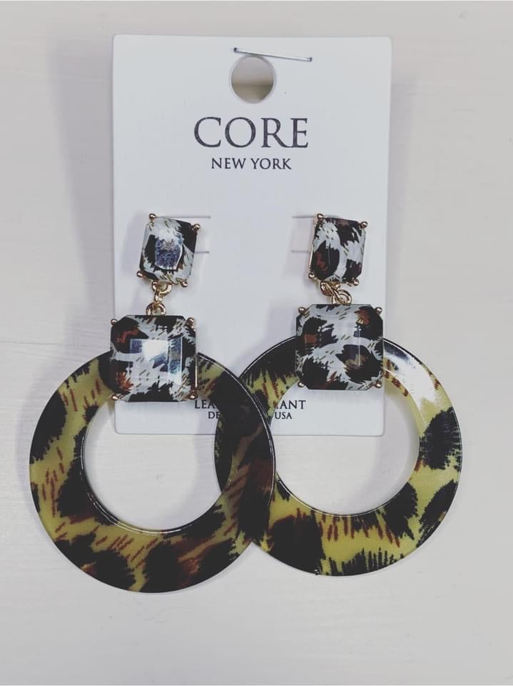 Leopard Earrings