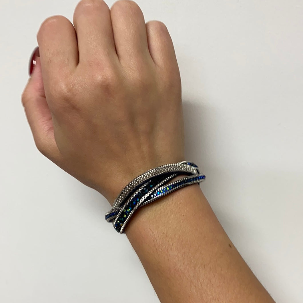 Blue Braided Bracelet
