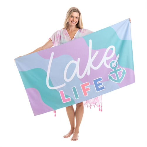 Lake Life Beach Towel