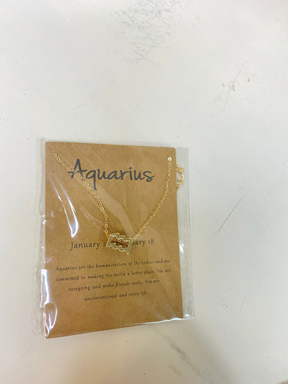 Gold Star Sign Necklace