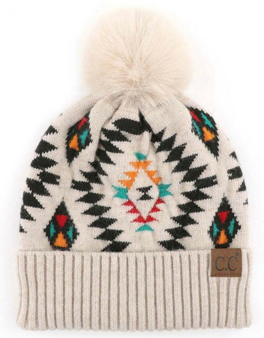 Aztec CC Beanie Hat