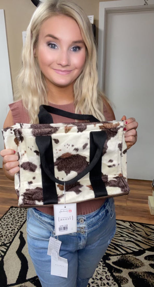 Cowhide Tote Bag