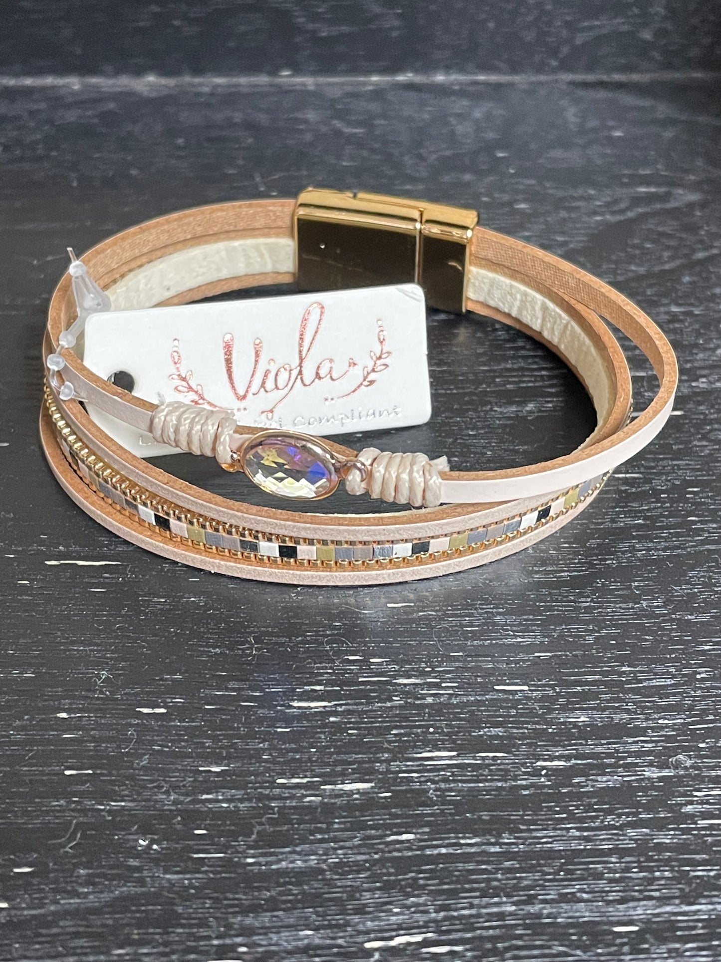 Diamond Nude Bracelet