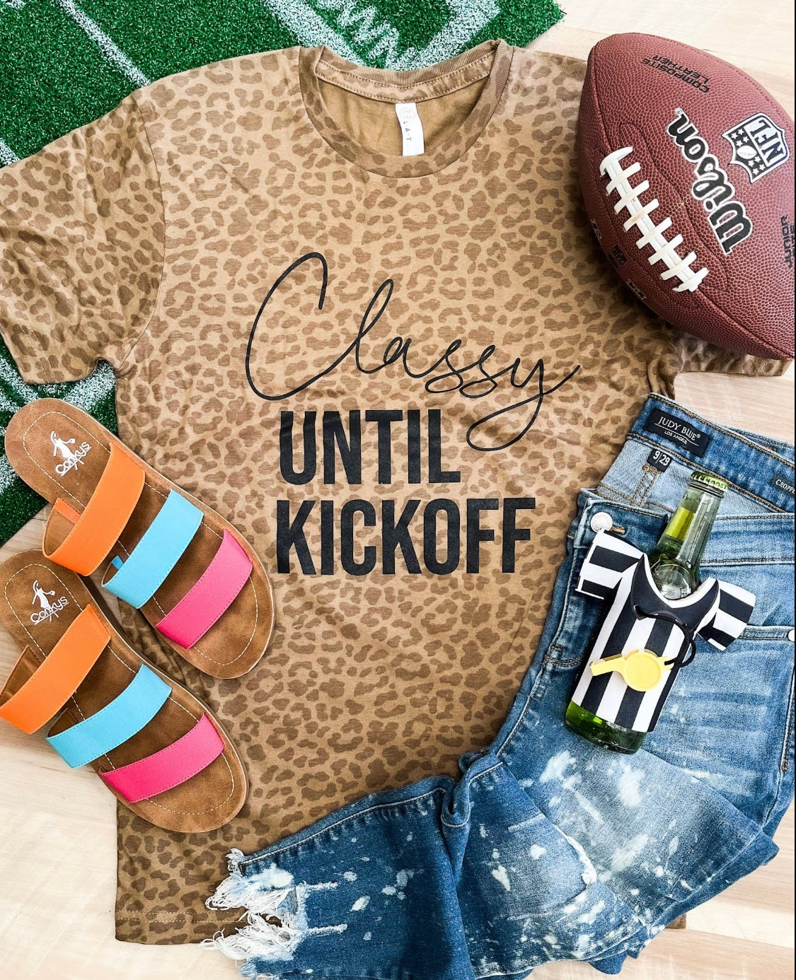Classy Until Kickoff Graphic Tee