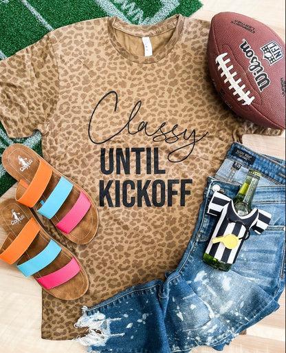 Classy Until Kickoff Graphic Tee