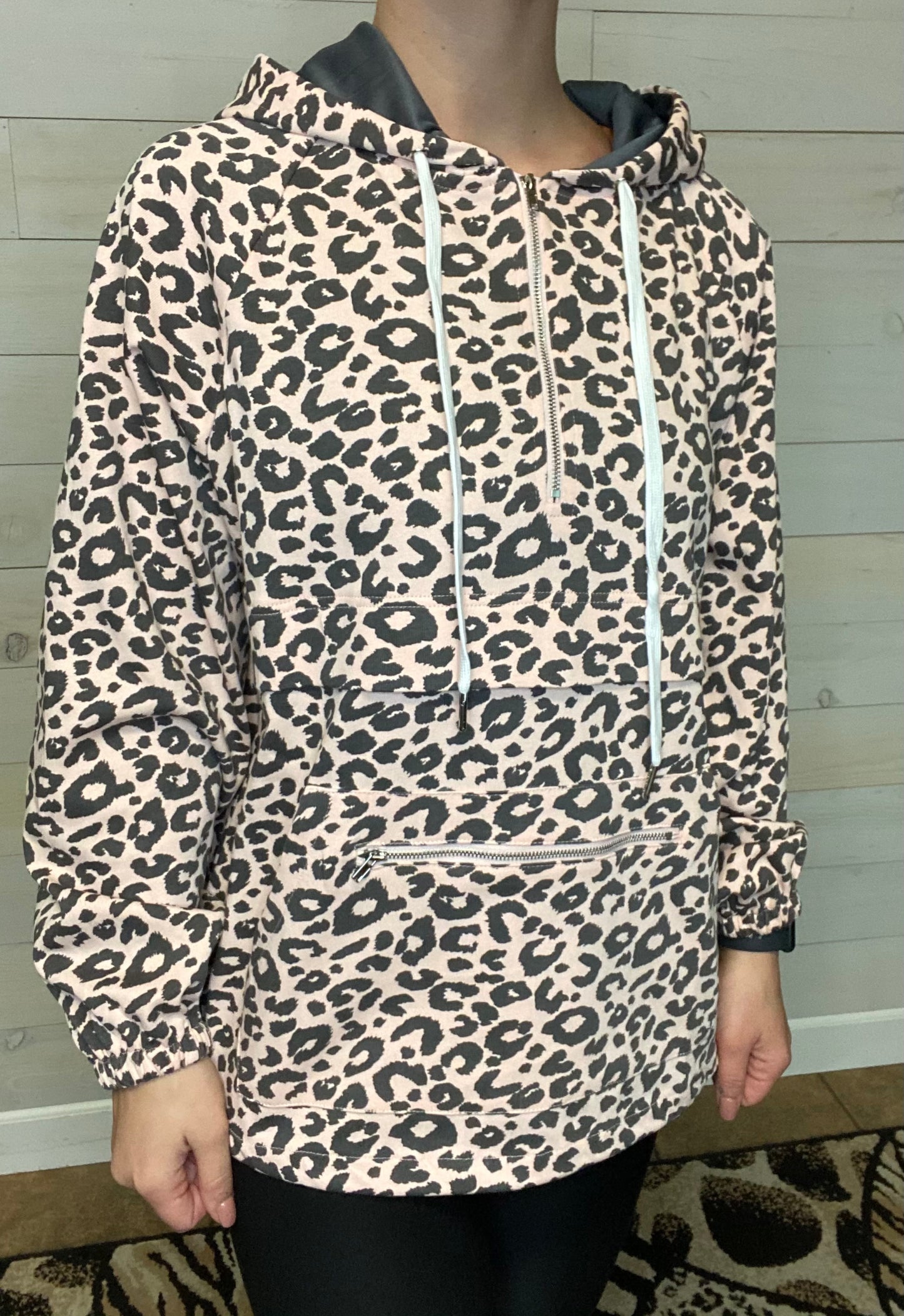 Pink Leopard Print Jacket